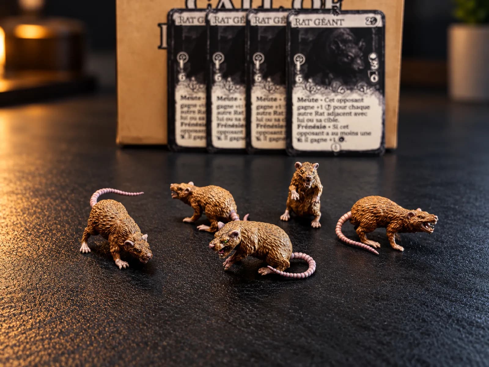 Les rats géants peints du bestiaire de Skresh le Gris