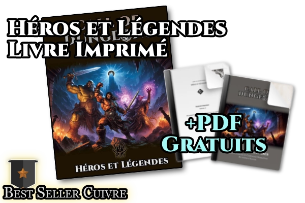 Call of Dungeons : Héros et Légendes, Livre